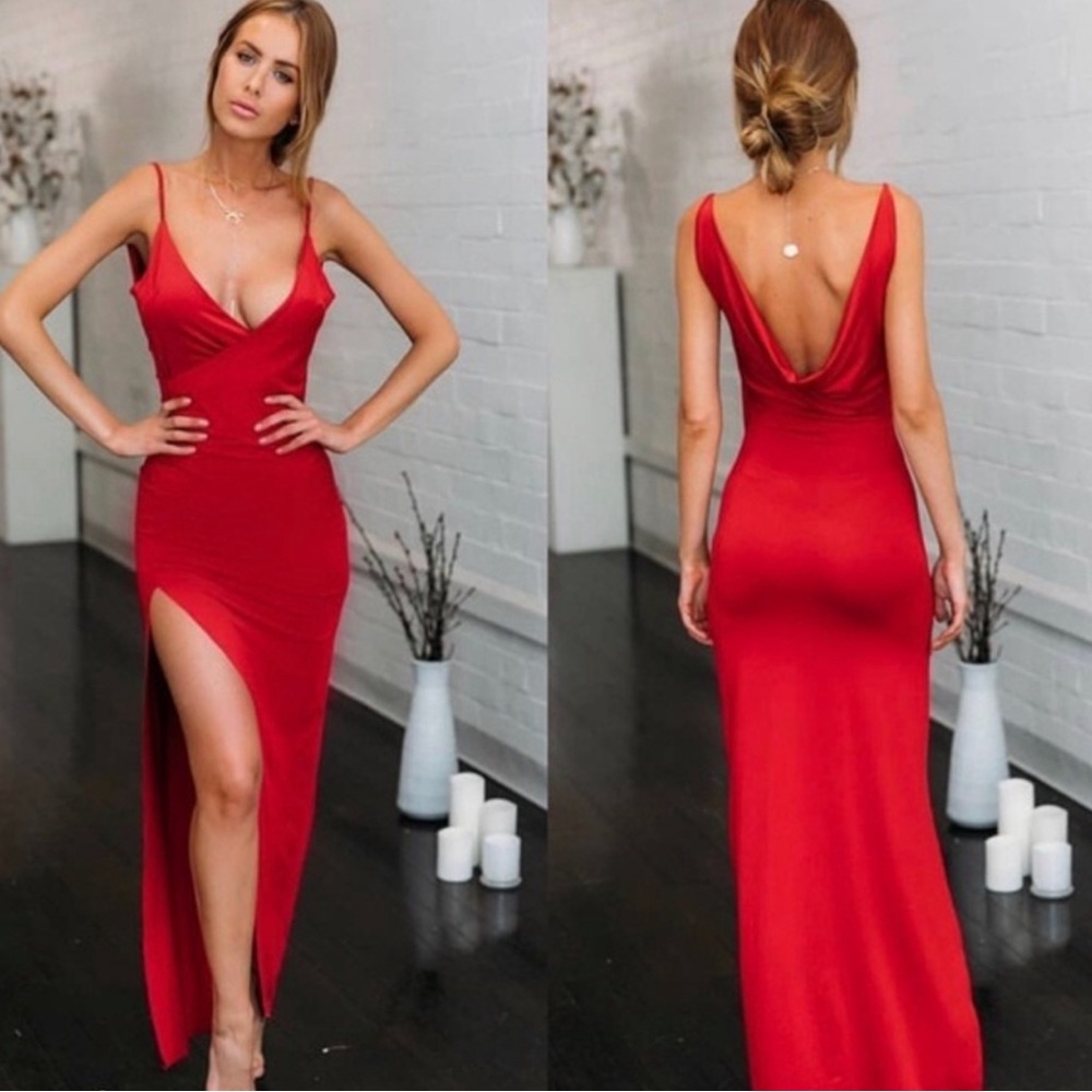 Hello Molly red maxi dress